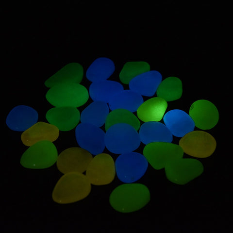 100 pcs Garden Glowing Stones