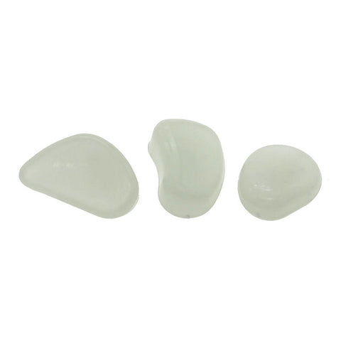 100pcs White Stones