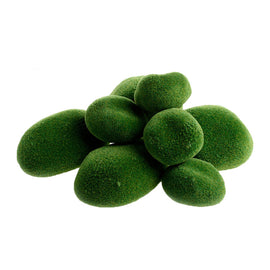 8pcs Green Artificial Moss Stones