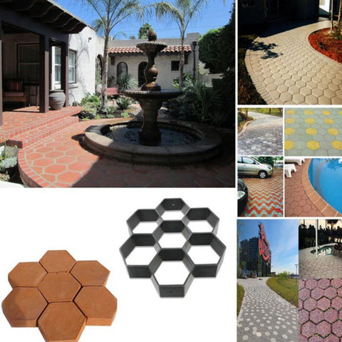 Hexagon Garden Stone Mold
