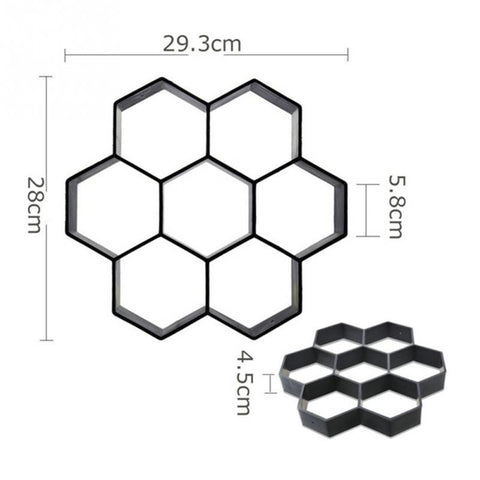 Hexagon Garden Stone Mold